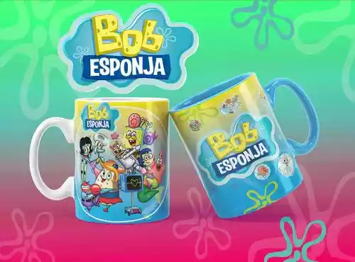 vectores plantilas NIñO,CARICATURA,BOB ESPONJA,